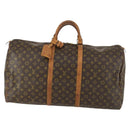 LOUIS VUITTON Monogram Keepall 60 Boston Bag M41422 LV Auth 160191-13