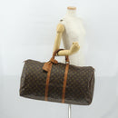LOUIS VUITTON Monogram Keepall 60 Boston Bag M41422 LV Auth 160191-23