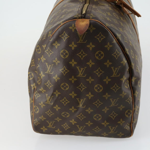LOUIS VUITTON Monogram Keepall 60 Boston Bag M41422 LV Auth 160191