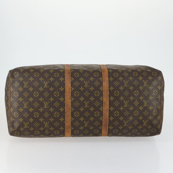 LOUIS VUITTON Monogram Keepall 60 Boston Bag M41422 LV Auth 160191