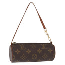 LOUIS VUITTON Monogram Papillon Pouch LV Auth 160206-1