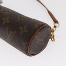 LOUIS VUITTON Monogram Papillon Pouch LV Auth 160206-11