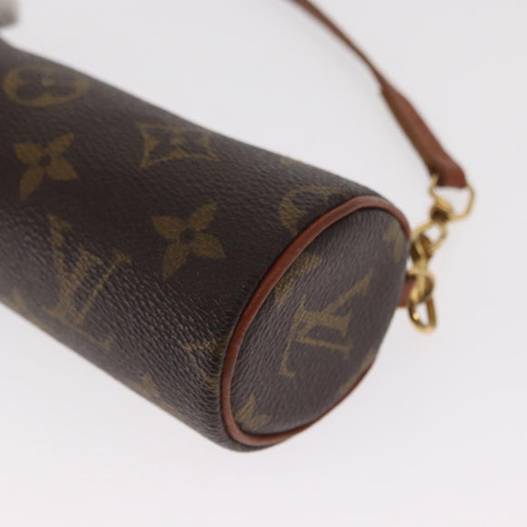 LOUIS VUITTON Monogram Papillon Pouch LV Auth 160206