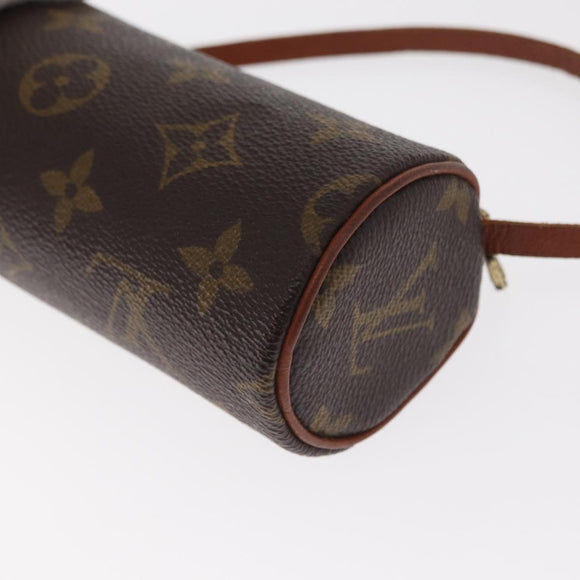 LOUIS VUITTON Monogram Papillon Pouch LV Auth 160206