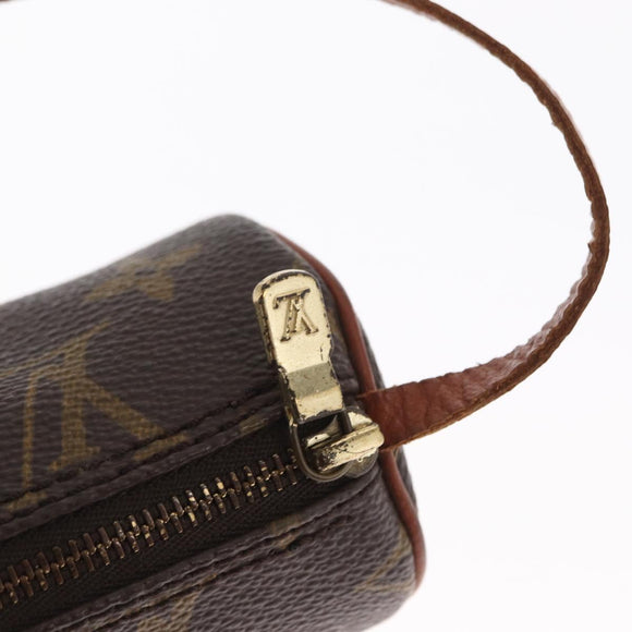 LOUIS VUITTON Monogram Papillon Pouch LV Auth 160206