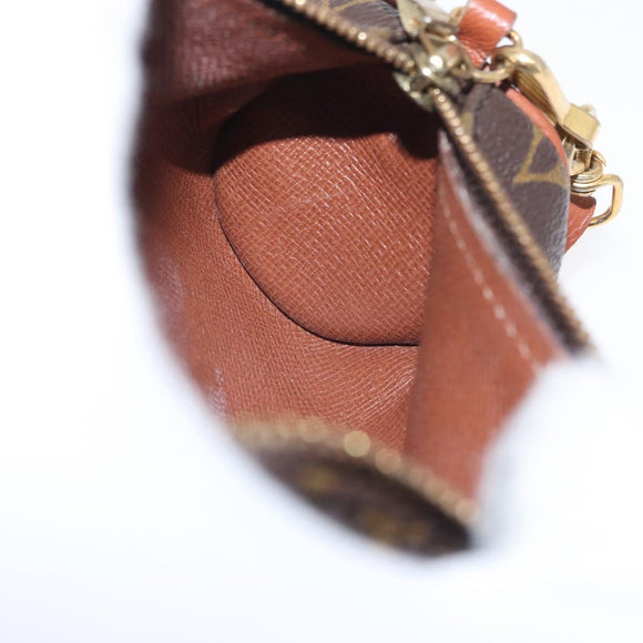 LOUIS VUITTON Monogram Papillon Pouch LV Auth 160206