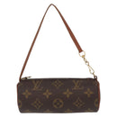 LOUIS VUITTON Monogram Papillon Pouch LV Auth 160206-2