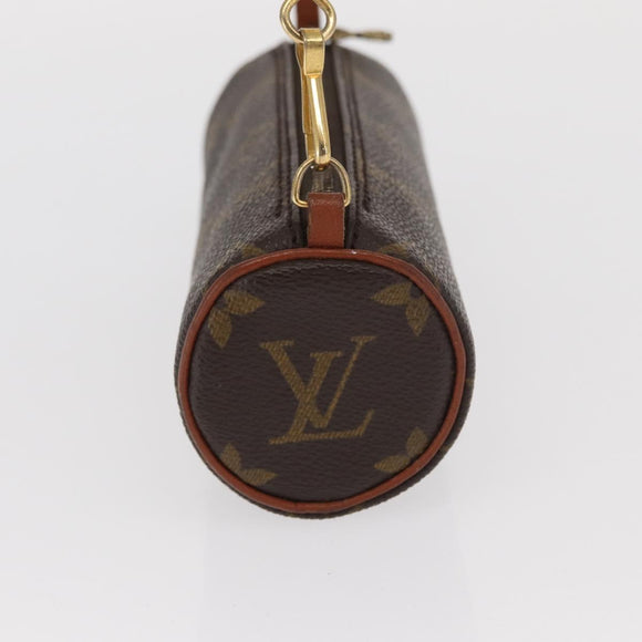 LOUIS VUITTON Monogram Papillon Pouch LV Auth 160206