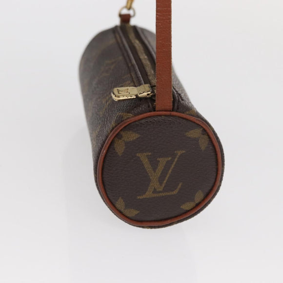 LOUIS VUITTON Monogram Papillon Pouch LV Auth 160206