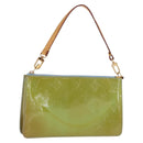 LOUIS VUITTON Monogram Vernis Lexington Pouch Baby Blue M91011 LV Auth 160215-1