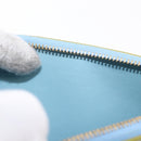 LOUIS VUITTON Monogram Vernis Lexington Pouch Baby Blue M91011 LV Auth 160215-17