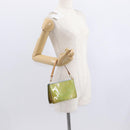 LOUIS VUITTON Monogram Vernis Lexington Pouch Baby Blue M91011 LV Auth 160215-20