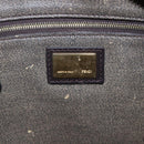 FENDI Zucca Canvas Tote Bag PVC Black Brown Auth 160217-17