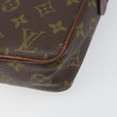 LOUIS VUITTON Monogram Danube Shoulder Bag Vintage M45266 LV Auth 160227-10