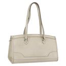 LOUIS VUITTON Epi Madeleine PM Hand Bag White Yvoire M5933J LV Auth 160228-1