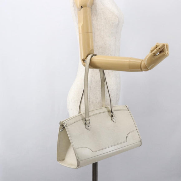 LOUIS VUITTON Epi Madeleine PM Hand Bag White Yvoire M5933J LV Auth 160228