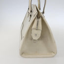 LOUIS VUITTON Epi Madeleine PM Hand Bag White Yvoire M5933J LV Auth 160228-5