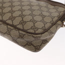 GUCCI GG Supreme Shoulder Bag PVC Beige Gold 97 02 068 Auth 160230-11