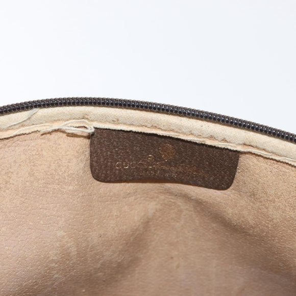 GUCCI GG Supreme Shoulder Bag PVC Beige Gold 97 02 068 Auth 160230