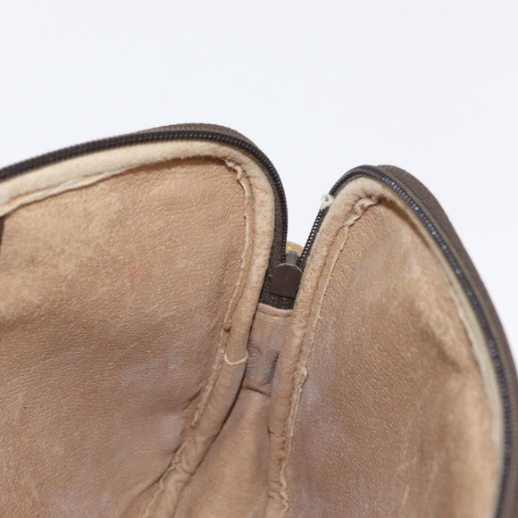 GUCCI GG Supreme Shoulder Bag PVC Beige Gold 97 02 068 Auth 160230