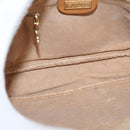 GUCCI Micro GG Supreme Shoulder Bag PVC Cream Gold Auth 160231-11