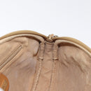 GUCCI Micro GG Supreme Shoulder Bag PVC Cream Gold Auth 160231-19