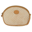 GUCCI Micro GG Supreme Shoulder Bag PVC Cream Gold Auth 160231-13