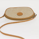 GUCCI Micro GG Supreme Shoulder Bag PVC Cream Gold Auth 160231-6
