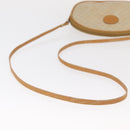 GUCCI Micro GG Supreme Shoulder Bag PVC Cream Gold Auth 160231-7