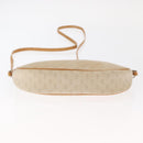 GUCCI Micro GG Supreme Shoulder Bag PVC Cream Gold Auth 160231-5
