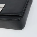 GUCCI Shoulder Bag Leather Black Silver 001 3111 Auth 160232-9