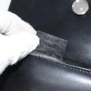 GUCCI Shoulder Bag Leather Black Silver 001 3111 Auth 160232-12