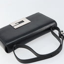 GUCCI Shoulder Bag Leather Black Silver 001 3111 Auth 160232-6