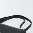 GUCCI Shoulder Bag Leather Black Silver 001 3111 Auth 160232-8