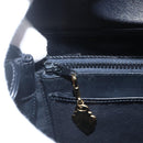 GUCCI Shoulder Bag Leather Black Gold 001 4214 Auth 160233-20