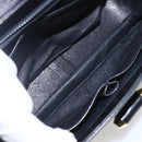 GUCCI Shoulder Bag Leather Black Gold 001 4214 Auth 160233-11