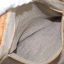 PRADA Canapa GM Hand Bag Raffia Canvas Brown Gold Auth 160234-20