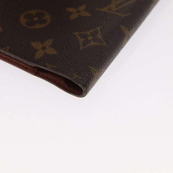 LOUIS VUITTON Monogram Agenda PM Day Planner Cover R20005 LV Auth 160239