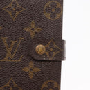 LOUIS VUITTON Monogram Agenda PM Day Planner Cover R20005 LV Auth 160239-18