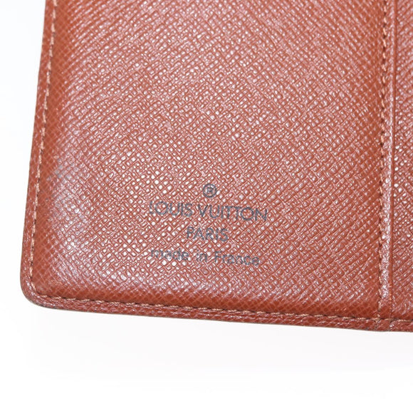 LOUIS VUITTON Monogram Agenda PM Day Planner Cover R20005 LV Auth 160239