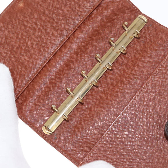 LOUIS VUITTON Monogram Agenda PM Day Planner Cover R20005 LV Auth 160239