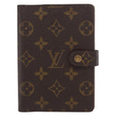 LOUIS VUITTON Monogram Agenda PM Day Planner Cover R20005 LV Auth 160239-13