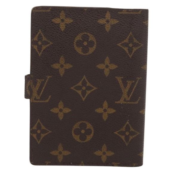 LOUIS VUITTON Monogram Agenda PM Day Planner Cover R20005 LV Auth 160239