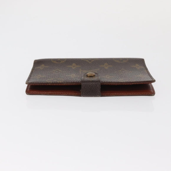 LOUIS VUITTON Monogram Agenda PM Day Planner Cover R20005 LV Auth 160239