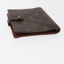 LOUIS VUITTON Monogram Agenda PM Day Planner Cover R20005 LV Auth 160239-5