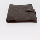 LOUIS VUITTON Monogram Agenda PM Day Planner Cover R20005 LV Auth 160239-6