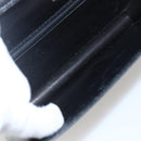 CELINE Shoulder Bag Leather Black Gold Auth 160240-10