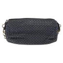 BOTTEGA VENETA INTRECCIATO Shoulder Bag Leather Outlet Navy Auth 160241A-13