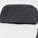 BOTTEGA VENETA INTRECCIATO Shoulder Bag Leather Outlet Navy Auth 160241A-6