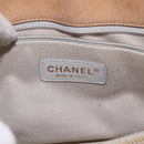 CHANEL Matelasse Chain Shoulder Bag Lamb Skin Light Brown Gold CC Auth 160244-16